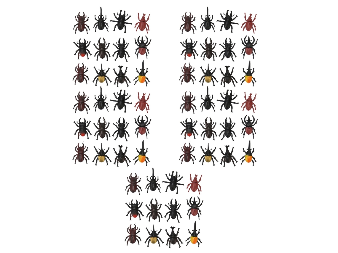 Set de juguetes de insectos de 60 piezas, figuras simuladas, modelo científico educativo para niños y adultos, accesorios de juego (2026).