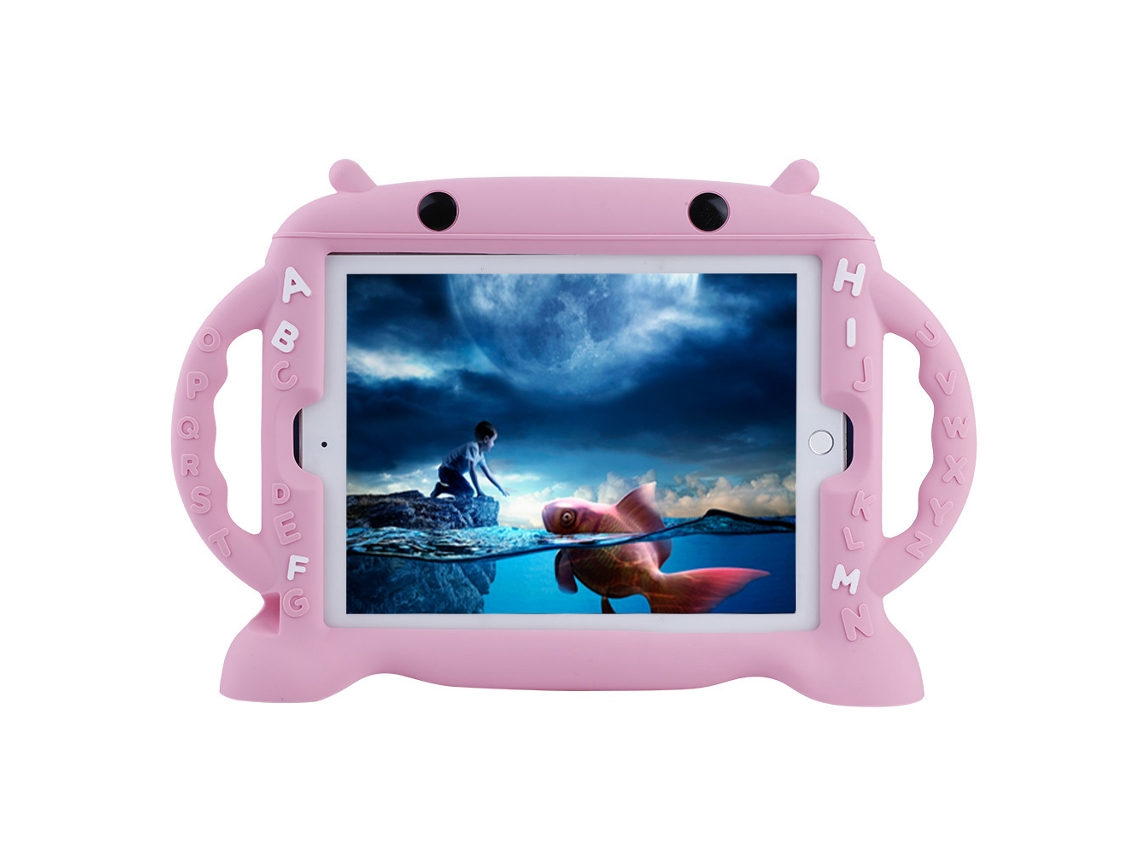 Funda protectora de silicona suave e impermeable para iPad Pro en azul, verde o rosa dorado claro