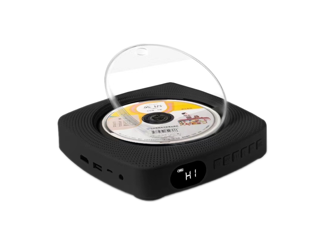 Reproductor de CD con Bluetooth Yuysan KC-609, DVD/CD, todo en uno, conectable a TV, versión recargable (negro)