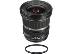 Objetivo CANON EF-S 10-22mm F3.5-4.5 USM + HOYA UX UV 77mm Filtro