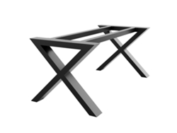 Patas de Mesa METALOPRO Belaga Extreme X de Acero Recubrimiento En Polvo Diseño Industrial Robusto 72X85X200Cm