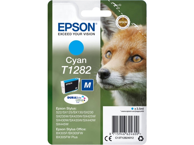 Cartucho de tinta EPSON Epson T1282 Cian