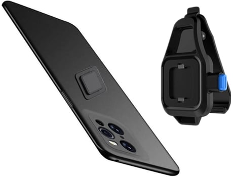 Funda Oppo Find X3 Pro Turtleshell con Soporte de Cintura Negro
