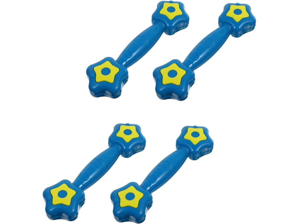 Juego de 4 mancuernas para niños y niñas: herramientas divertidas para el entrenamiento corporal.