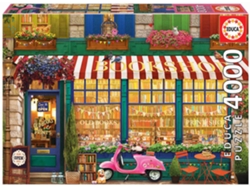 Puzzle EDUCA 4000 Librería Vintage (Edad Mínima: 12 Años - 4000 Piezas)