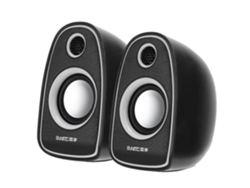 Mini altavoz portátil digital de alta fidelidad Q5, ABS, de escritorio, con entrada USB de 3,5 mm, caja de voz estéreo Chennnls