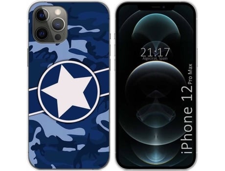 Carcasa iPhone 12 Pro Max (6.7) TUMUNDOSMARTPHONE Camuflaje 03 Multicolor