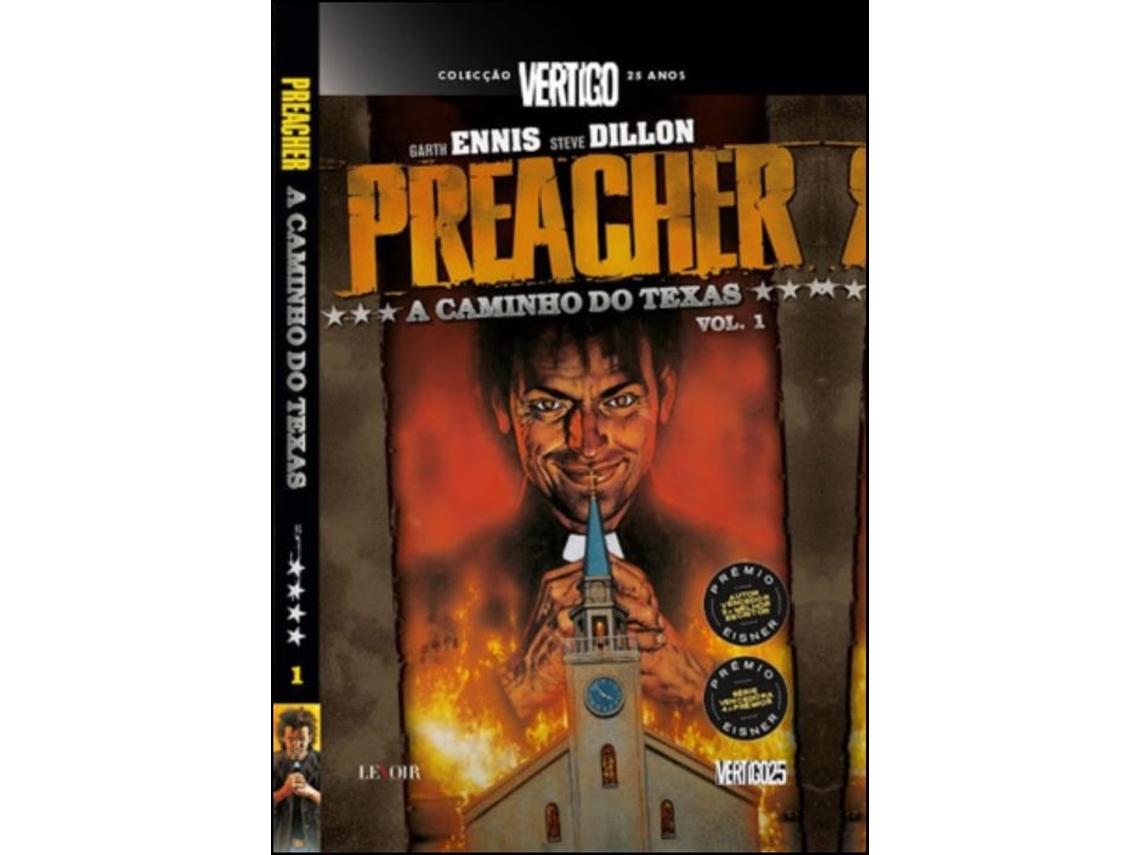 Libro Preacher 1 - A Caminho do Texas de Garth Ennis e Steve Dillon