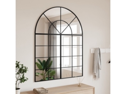 Espejo De Pared Arco De Hierro Negro 100x130 Cm