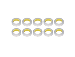 10 rollos de cinta adhesiva acrílica transparente de doble cara de alta resistencia para la instalación de fotos y pósteres.