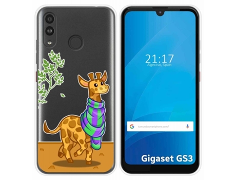 Carcasa Gigaset GS3 TUMUNDOSMARTPHONE Dibujos Transparente Multicolor