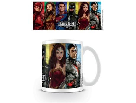 Taza PYRAMID Justice League Movie (Hero Stripes)