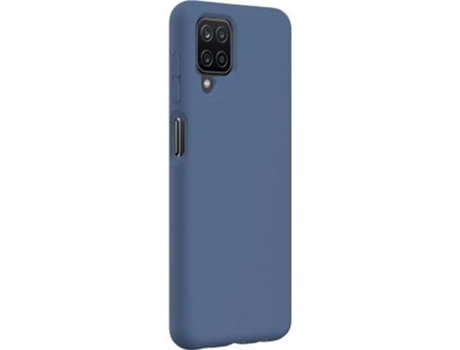 Funda para Samsung Galaxy A12 BIGBEN CONNECTED Silicona Textura Suave Azul