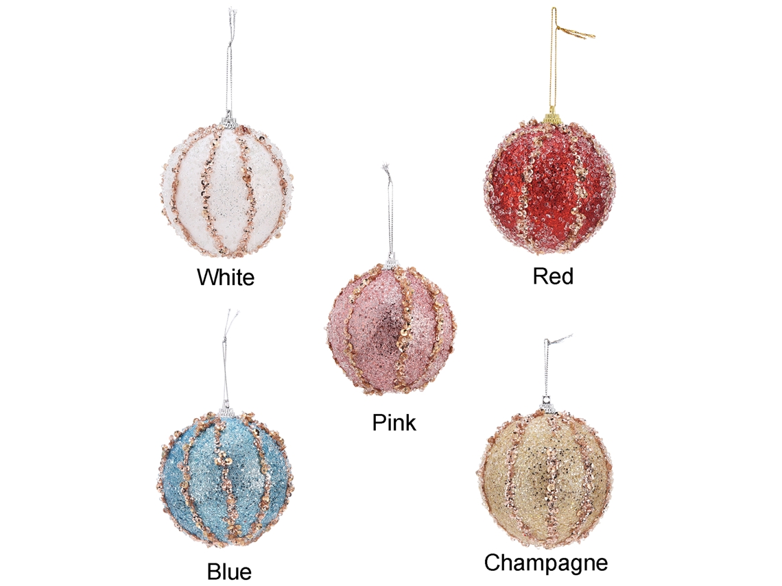 Decoraciones para el árbol de Navidad: Adornos colgantes, bolas de colores