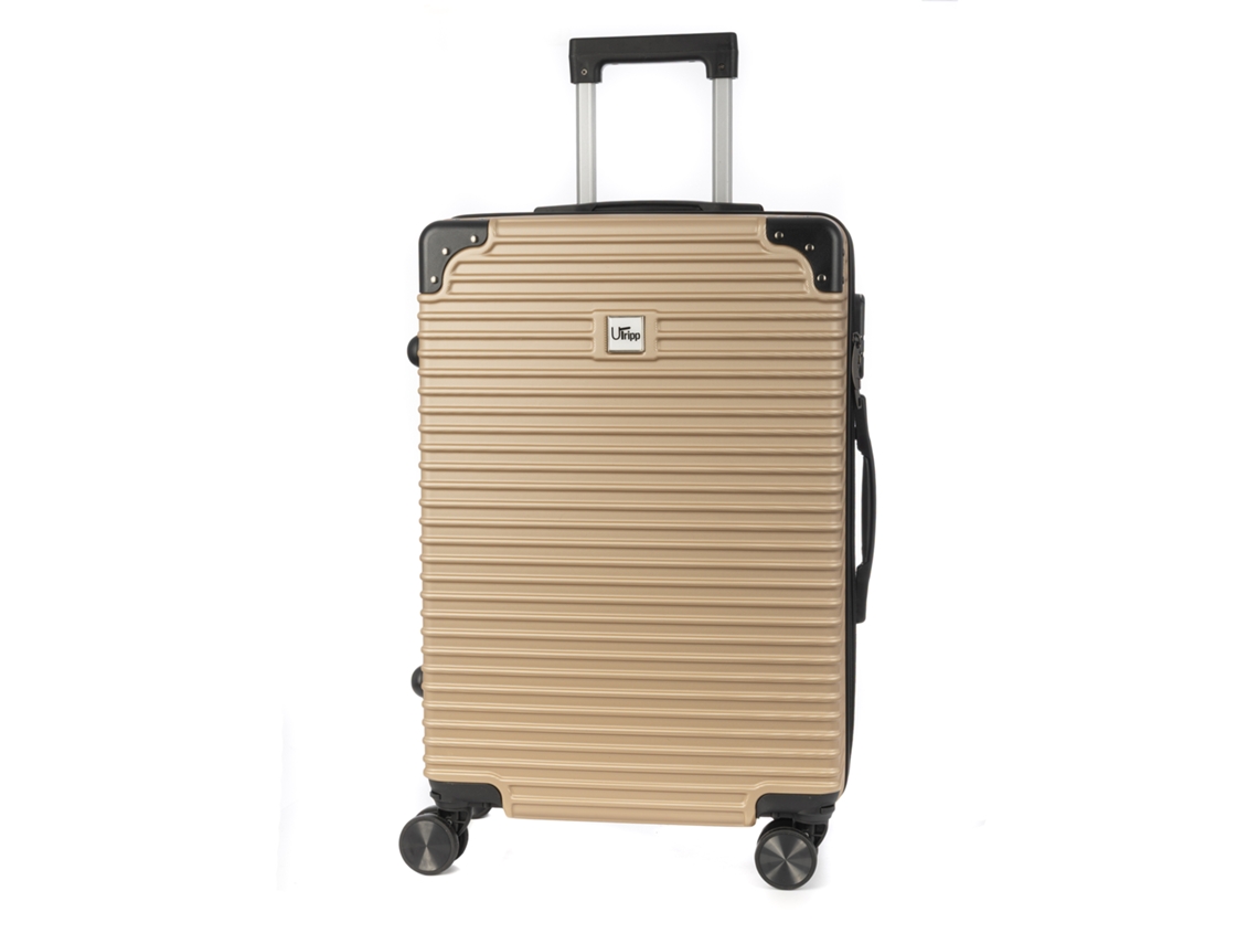 Equipaje de cabina DAM Trolley fabricado en material ABS ligero con esquinas reforzadas y cerradura de combinación.