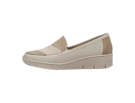 Zapatos de Mujer RIEKER Piel Beige (37)