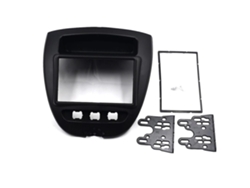 Marco radio 2 DIN 7" para Toyota Aygo, Citroën C1 y Peugeot 107 2005-2014. Kit panel frontal estéreo.