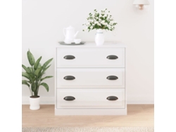 Lovely Home Aparador 70X35,5X67,5 Cm Derivados de Madera Blanco Brillante
