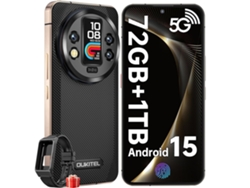 Smartphone Resistente 5g Oukitel Wp200 Pro Con Auriculares Bluetooth 72 Gb 1 Tb 6.7" Fhd+ 120hz 8800 Mah 108 Mp Nfc Negro