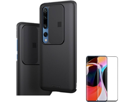 Funda y Protector Xiaomi mi 10 Pro Nillkin Camshield Negro