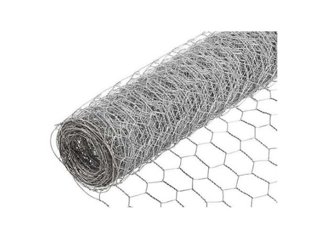 Enrejado 31x08 80 cm triple torsion galv rollo 50 m