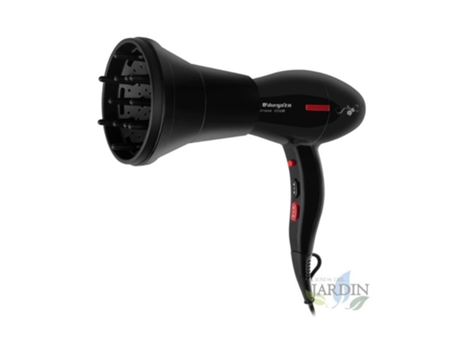 Secador de Pelo Profesional ORBEGOZO 2200 W 2 Niveles de Temperatura 2 Velocidades Pulsador de Aire Frío ORBEGOZO