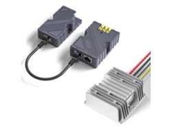 Yncm2026-inyector Poe Gige 150w Y Adaptador Cable Dishy A Rj45 Con Convertidor Dc Step Up 12-48v 168w Y Protector Contra Sobrecargas Y Esd