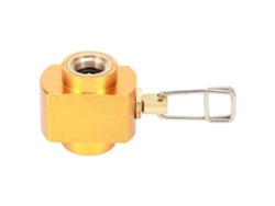 Adaptador para estufa de camping al aire libre G1/4 DN8, adaptador para válvula de recarga de gas, accesorio para estufa de gas Hengjian