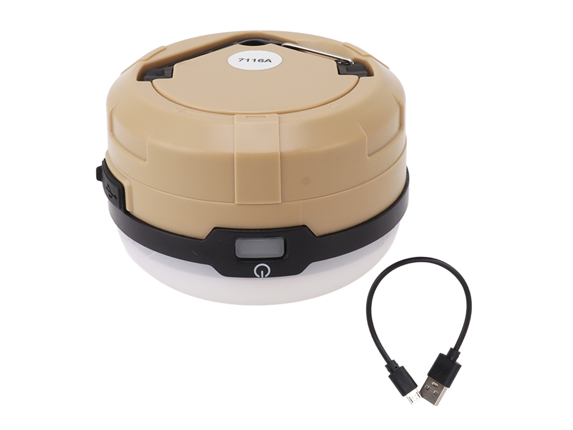 Linterna Led Portátil Y Versátil Para Camping, Recargable Con Batería De 2600 Mah Y Clasificación Ipx4, Ideal Para Acampar, Hacer Senderismo Y Para Uso En Emergencias.