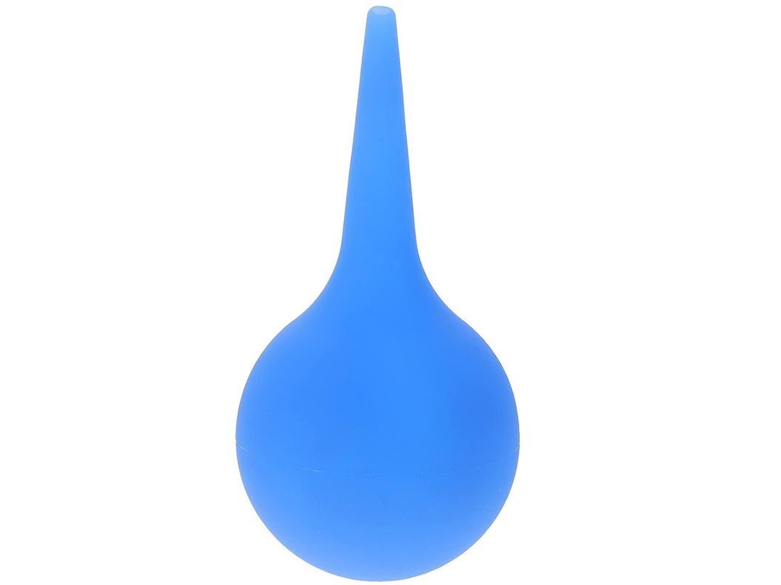 Jeringa Para Oídos De 75 Ml Con Bola De Goma Azul Para Limpieza De Cera, 115*57 Mm