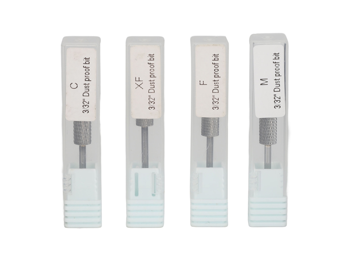 4 Brocas Dremel Para Taladro De Uñas De Acero De Tungsteno Para Remover Pegamento Y Pulir, Para Uso En Salones De Belleza Mcf Xf