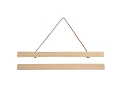 Soporte magnético de madera para pósteres, para arte/imágenes, 21x2,1 cm.