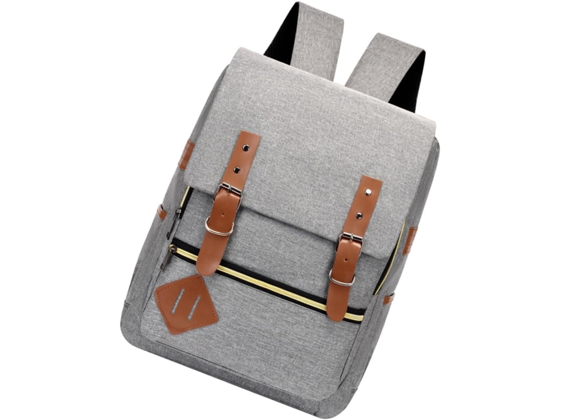 Mochila de viaje elegante para portátil, bolso de hombro sencillo con gran capacidad Gokoco