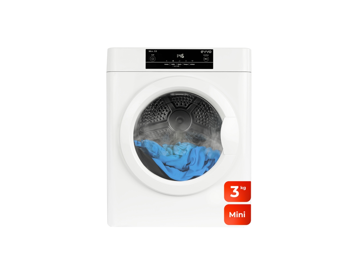 Secadora EVVO Mini S3 (3 kg - Evacuación -Blanco)