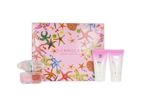 Conjunto de Cristal Brillante VERSACE 3 Pz