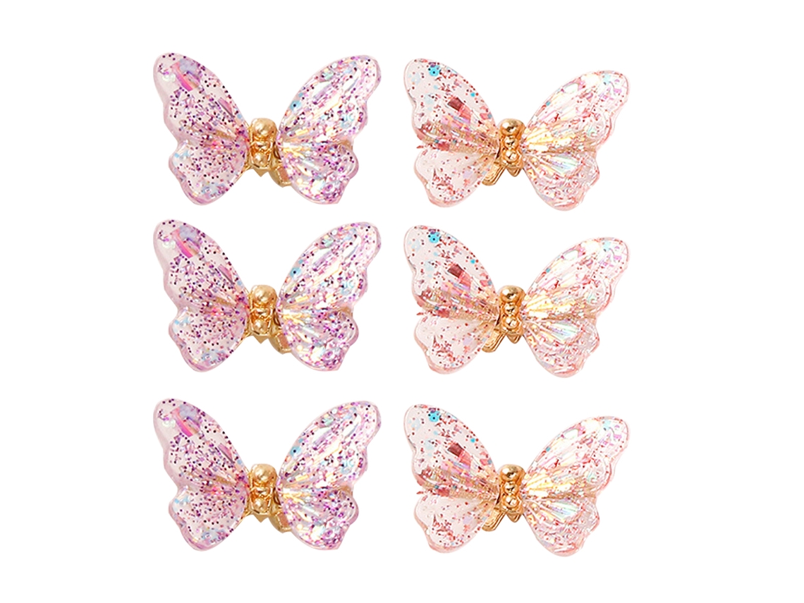 Taladro de uñas de resina mágica Aurora, 6 uds., con accesorios de mariposa danzante NEVEANCE