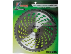 Kawapower Disco De Desbrozadora Diamantado Perforado De 40 Dientes