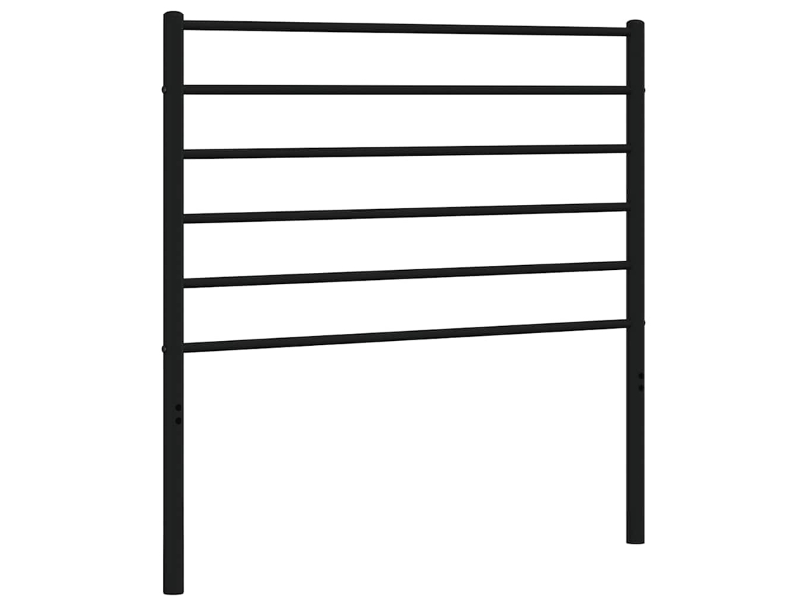Cabecero de repuesto 107 cm Metal Negro MAISON EXCLUSIVE