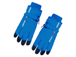 Guantes de invierno para niños, impermeables, térmicos, resistentes al viento y con forro polar.