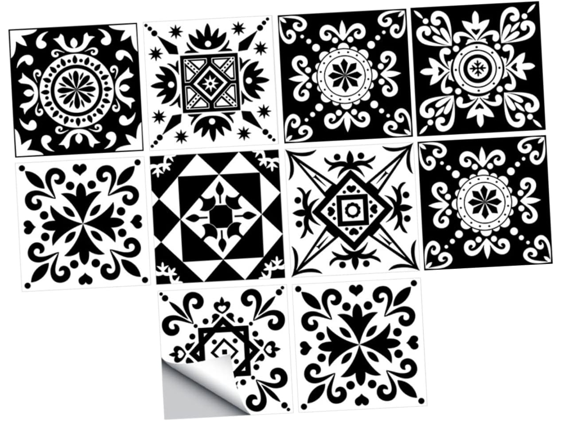 40 Pegatinas Decorativas Para Pared, Autoadhesivas Para Azulejos De Cocina Y Baño.