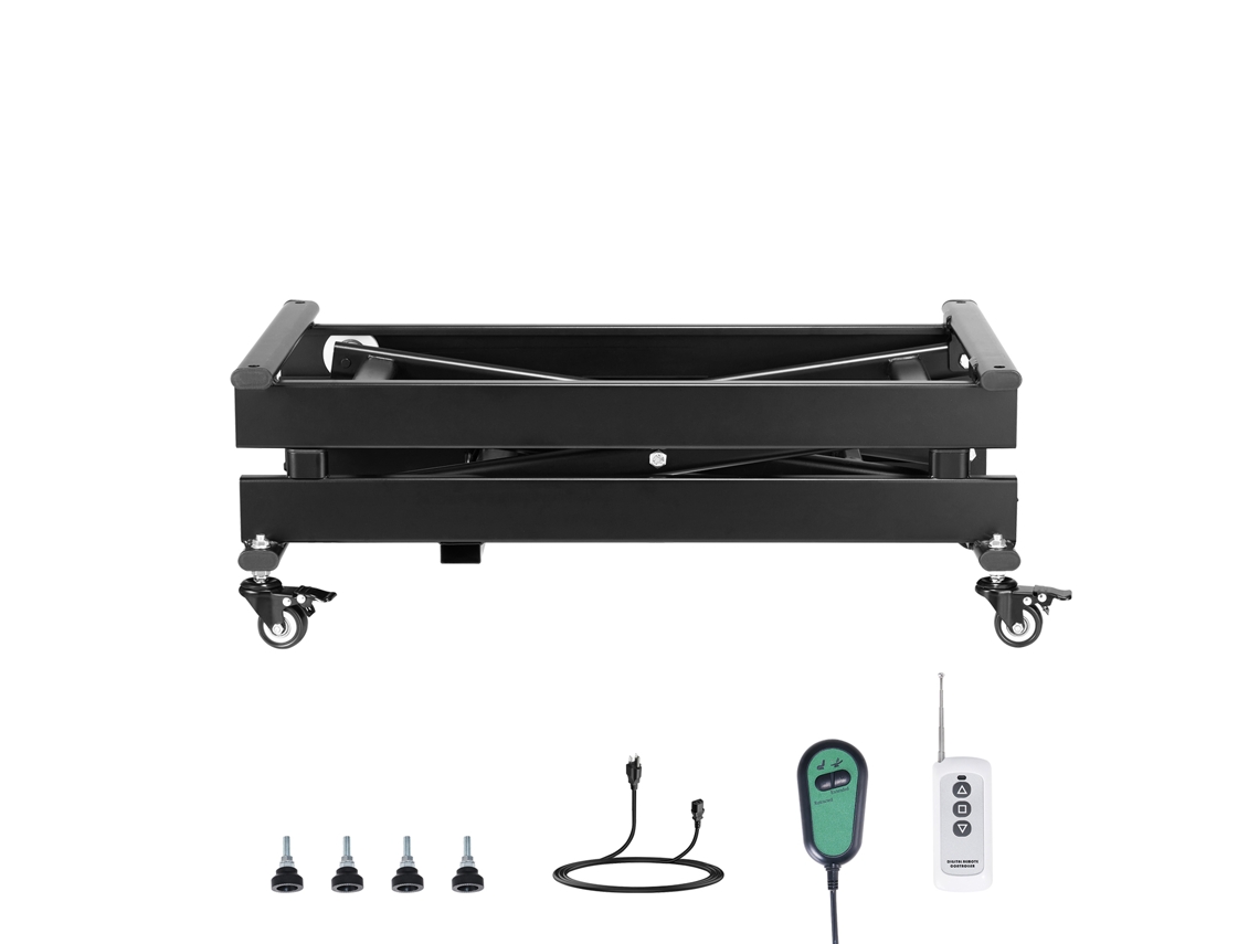 Mesa elevadora eléctrica ajustable Succebuy de 20 a 71 cm con capacidad de 150 kg