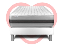 Kit Somier Vital Spring Recuperador 120 X 200 Cm Blanco