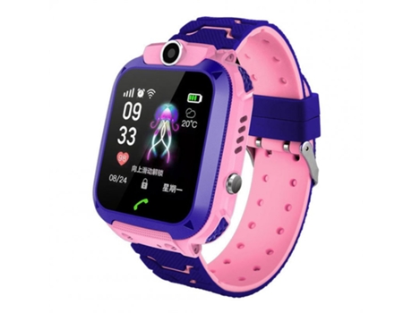 Smartwatch Children's Q12 IP67 Location Ability Teléfono de llamadas bidireccionales anti-perdida Regalos para niños Pink