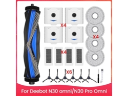 Kit de acessórios para aspirador robô N30 Omni e N30 Pro Omni - Peças de reposição