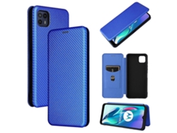 Funda Para Motorola Moto G50 5g De Fibra De Carbono, Funda De Cuero Tipo Folio Con Tapa Magnética, Funda Protectora