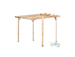 Pérgola Cuadrada Jardín 240X240X250 Cm SUINGA