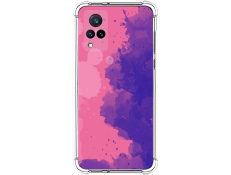Carcasa Vivo V21 5G TUMUNDOSMARTPHONE Acuarela 07 Multicolor