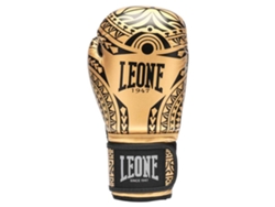 Luvas de Boxe de Couro Artificial Haka Dourado 14 Ozleone1947