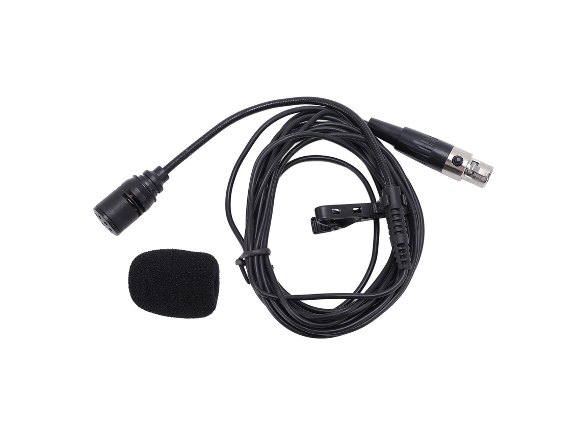Microfone Lavalier Omnidirecional Clip On Lapel Com Filtro Anti-vento Para Gravação De Vídeo Podcast Entrevistas