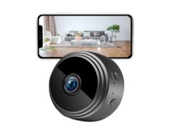 Cámara de seguridad inalámbrica 1080P WiFi para vigilancia del hogar con control remoto por aplicación para casa, oficina, coche, bebés, mascotas, gatos y perros, color negro, Yizhood
